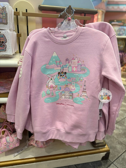DLR/WDW - Stoney Clover Lane - It’s a Small World Baby Pink Pullover (Adult)