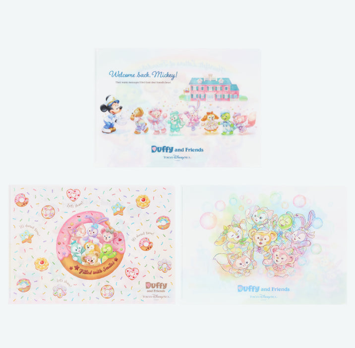 TDR - Duffy & Friends "Heartfelt Letters of Friendship" Collection x Clear Folder Set (Release Date: Jan 8, 2026)