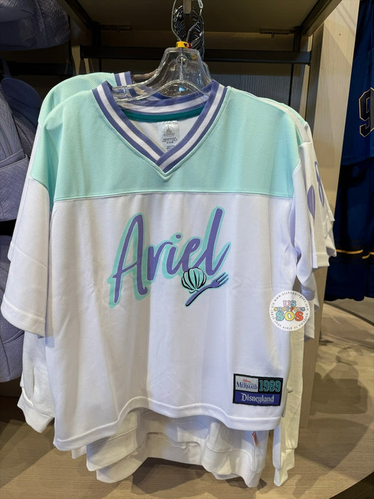 DLR/WDW - The Little Mermaid - Ariel Park Logo White/Mint Sport Jersey (Adult)