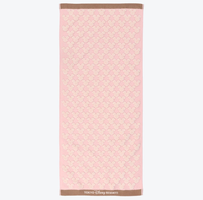 TDR - Mickey Mouse Shaped Face Towel Color: Pink (Release Date: Mar 5, 2026)