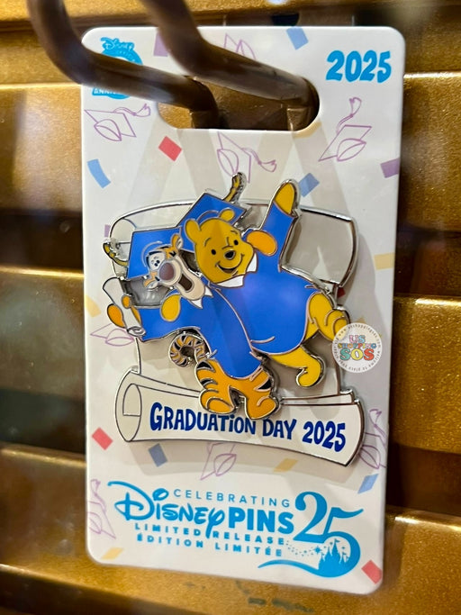DLR/WDW - Days of Note - Graduation Day 2025 Winnie the Pooh & Tigger Pin (Limited Release) (May 2025)