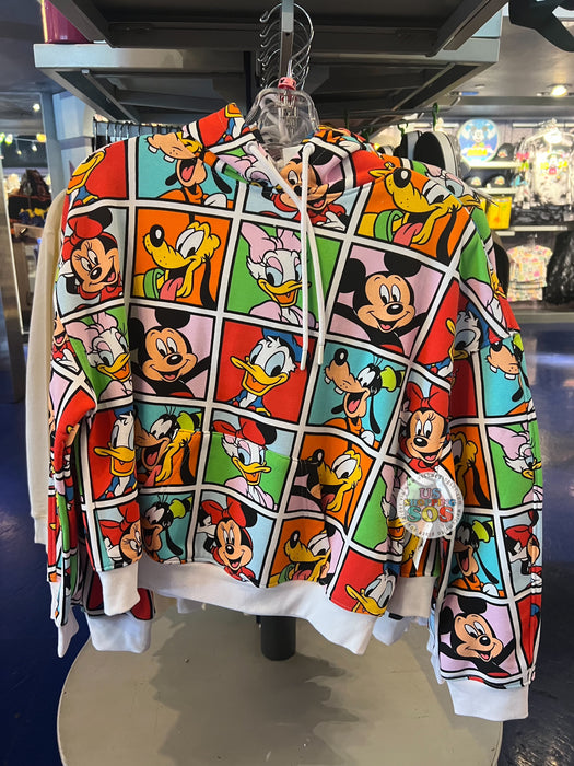 DLR/WDW - Classic Mickey & Friends - Character Portrait Collage Pullover (Adult)