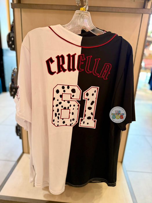 DLR/WDW - Disney Villains - Park Logo Cruella Baseball Jersey (Adult)