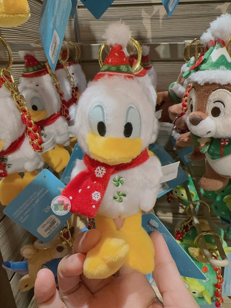 HKDL - 2025 Christmas Mickey & Friends x Donald Duck Plush Keychain