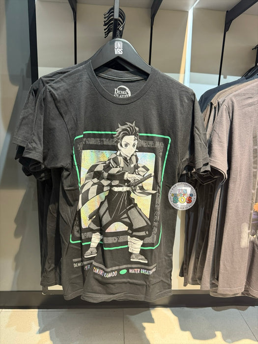 Universal Studios - Demon Slayer - Tanjiro Kamado Black Tee (Adult)