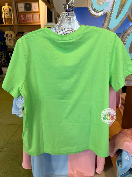 DLR/WDW - Disney Princess - Tiana Portrait Icon & Signature Neon Green T-shirt