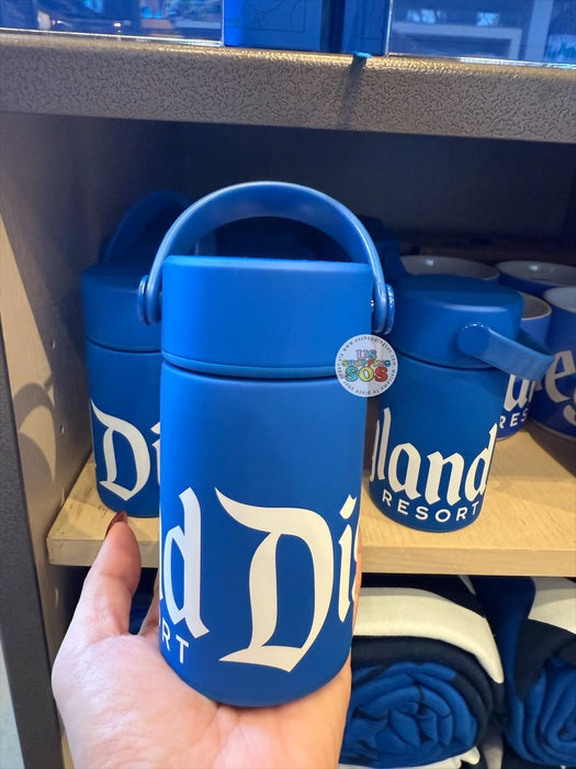 DLR/WDW - Logo Mania 2026 Last Day of Trip Blues - Cobalt Blue Park Logo Mini Stainless Steel Tumbler