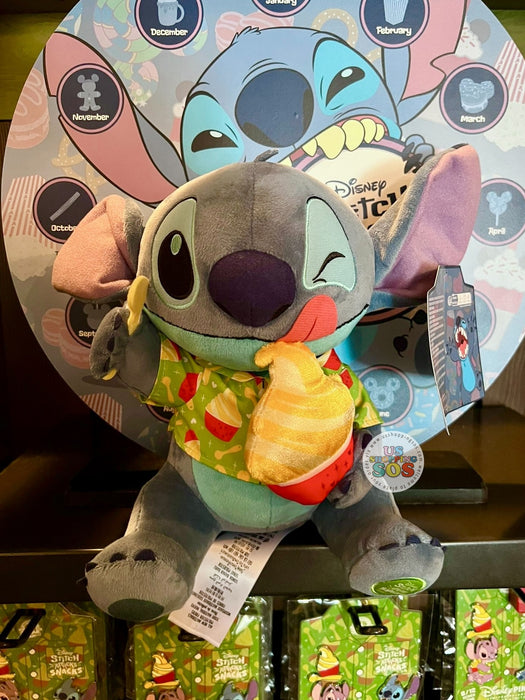 DLR/WDW - Stitch Attacks Snacks Limited Released Plush Toy - 8/12 Dole Whip