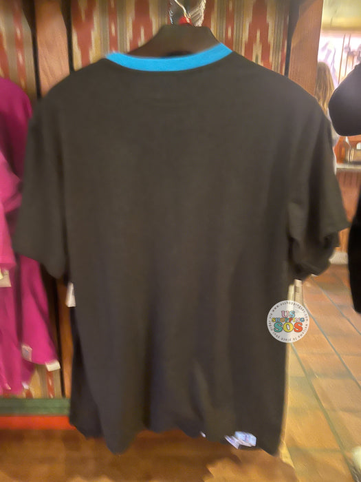 DLR - Disneyland 70 - Multiple Mickey Big Face Black T-shirt (Adult)