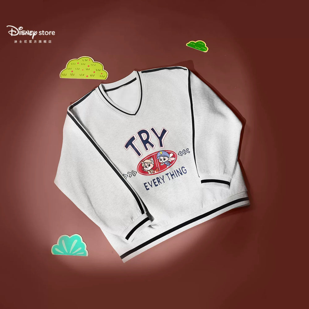 SHDS - Zootopia ‘Little Dream’ Collection x Judy Hopps & Nick Wilde V Neck Sweatshirt for Adults (Release Date: Nov 5, 2025)