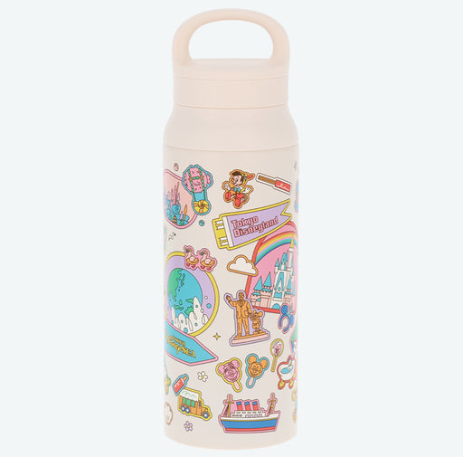 TDR - Tokyo Disney Resort "Park Map Motif" Pastel Color Collection - Stainless Steel Bottle (Release Date: Dec 11, 2025)