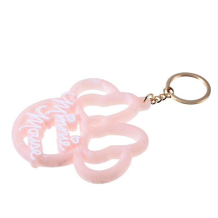 JDS - Key chain Fes x Minnie Mouse Marble Name Logo Keychain