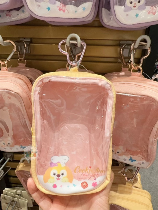 HKDL - CookieAnn Clear Pouch with Bag Charm