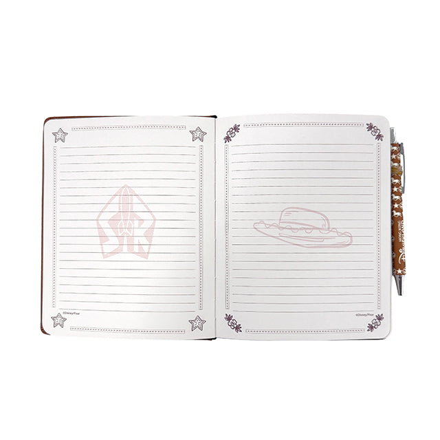 HKDL - 2026 Toy Story 5 Woody PU Leather Notebook with Pen