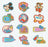 TDR - Tokyo Disney Resort "Park Map Motif" Pastel Color Collection - Mystery Pin Badge Single Bag (Release Date: Dec 11, 2025)