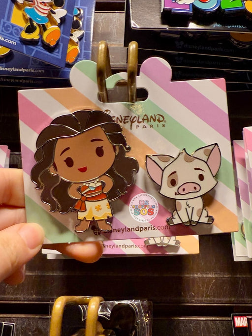 DLP - Disney Princess - Moana & Pua Companion Pin Set