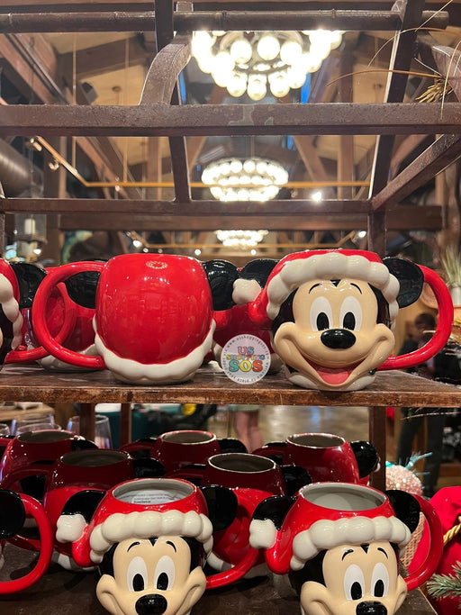 DLR/WDW - Christmas 2025 - Santa Mickey Face Icon Mug