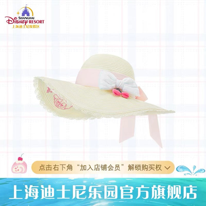 SHDL - 2026 Duffy & Friends Cherry Bakery Collection x LinaBell Straw Hat for Adults (Release Date: Jul 8, 2026)
