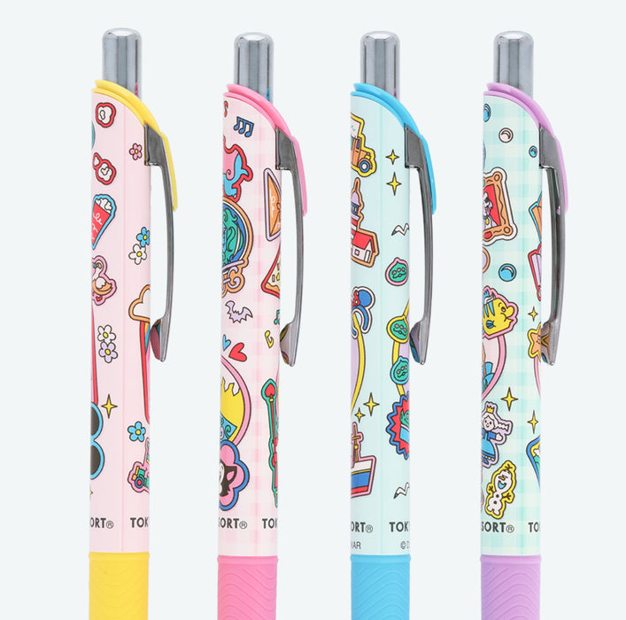 TDR - Tokyo Disney Resort "Park Map Motif" Pastel Color Collection - Pentel Energel Pens Set of 4 (Release Date: Dec 11, 2025)