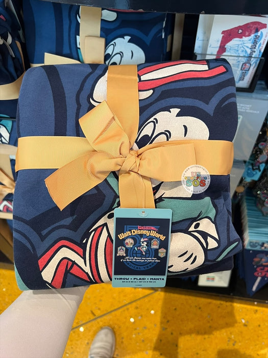 WDW - Walt Disney World 55th Anniversary - Mickey and Park-Icon Throw Blanket 50” x 60”