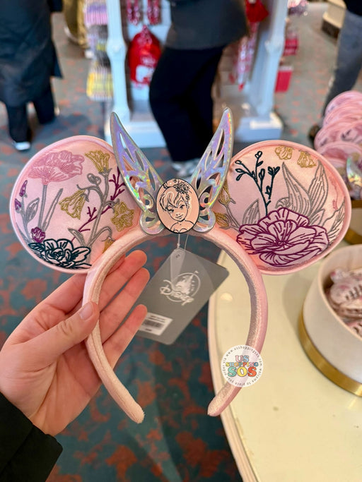 DLP - Tinker Bell Floral Pastal - Fairy Wing & Ear Headband