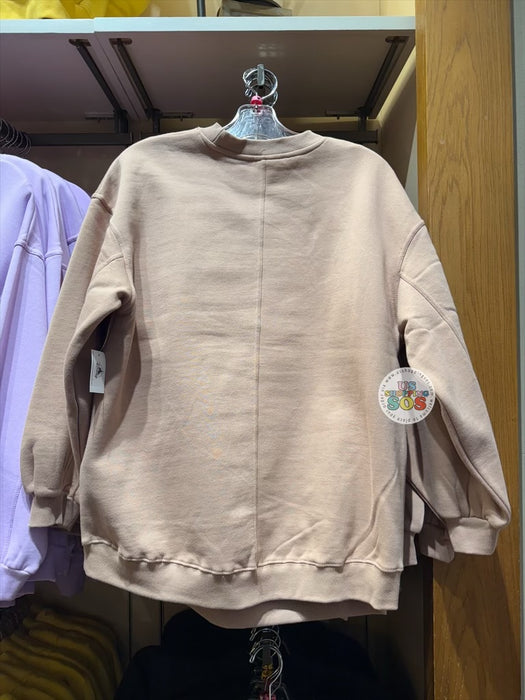 DLR/WDW - Dale Face Icon Park Logo Toffee Fleece Pullover (Adult)