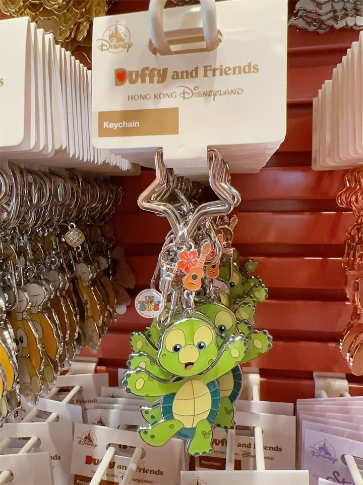 HKDL - Duffy & Friends ‘Moving’ Head Metal Keychain x Olu Mel