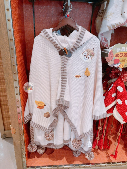 SHDL - Chip & Dale Autumn Forest Collection x Chip Ponchos Coat for Adults (Release Date: Sept 12, 2025)