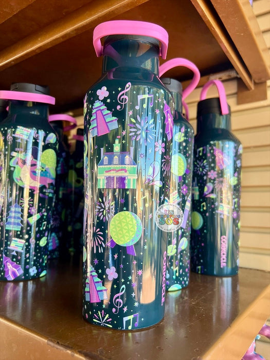 WDW - EPCOT International Festival of the Arts 2026 - Figment Corkcicle Stainless Steel Water Bottle 20oz