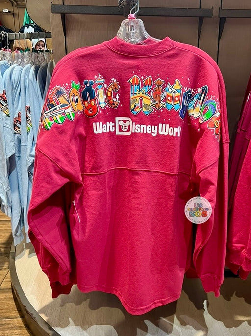 WDW - Magic Kingdom 2026 - Spirit Jersey Red Pullover (Adult)