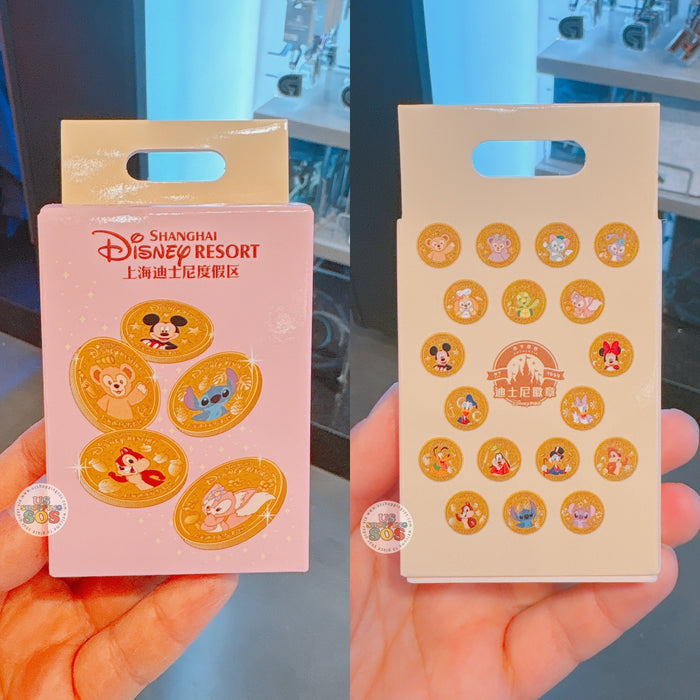 SHDL - Disney Characters Coin Shaped Mystery Pins Box
