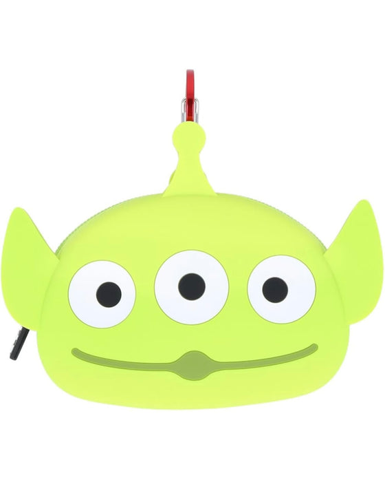 Japan Sunstar Stationary - Toy Story Alien Silicone Pouch with Carabiner