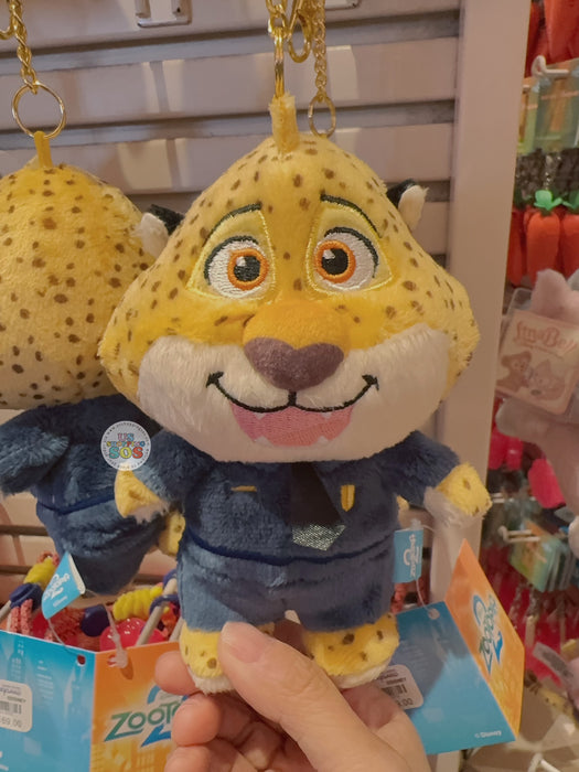 HKDL - Zootopia 2 x Officer Clawhauser "Finger Puppet" Plush Keychain