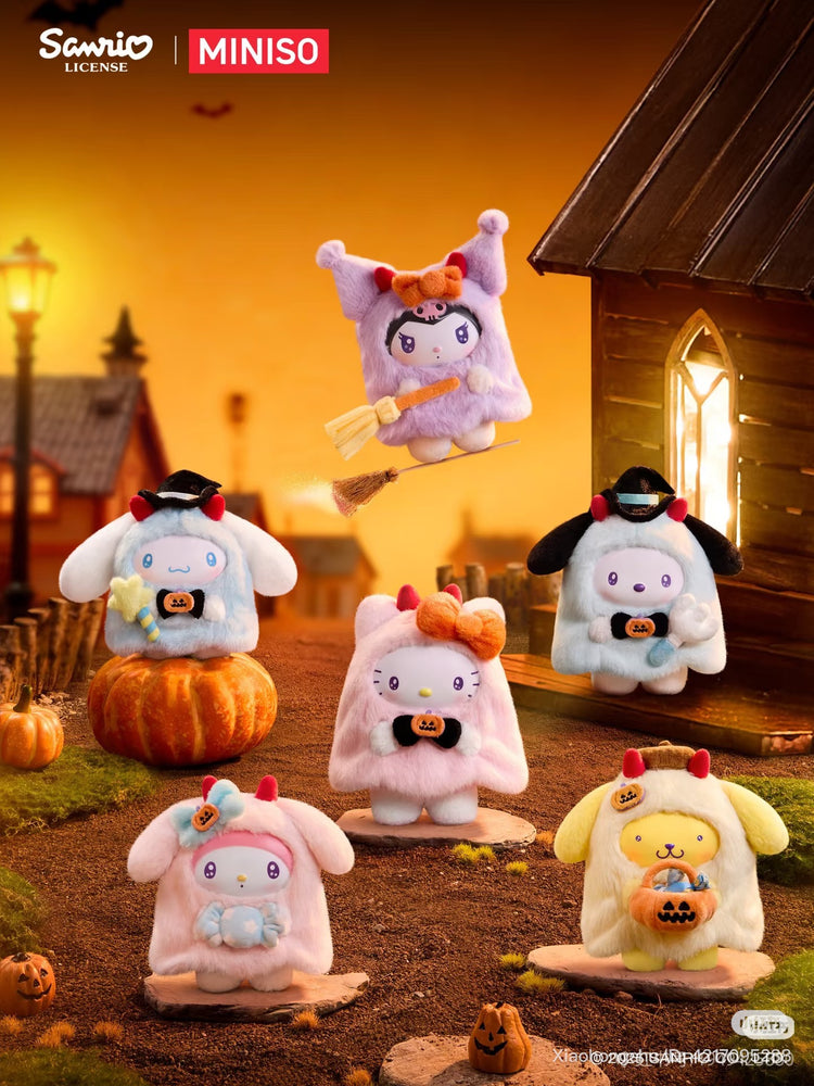 MINISO Sanrio Characters 'Halloween 2025' Vinyl Plush Pendant