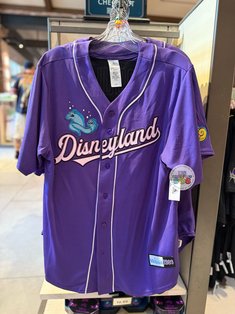 DLR/WDW - Disney Villains - Park Logo Ursula Baseball Jersey (Adult)