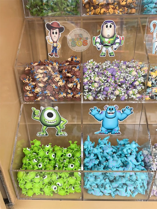 HKDL - Pixar (Toy Story, Inside Out 2, Monster Inc) Collectible Mini-Figures Bottle