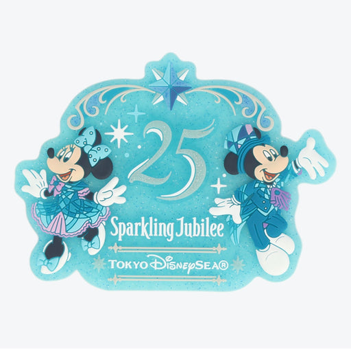 TDR - Tokyo DisneySea 25th Anniversary "Sparkling Jubilee" x Mickey & Minnie Decorative Magnet (Release Date: Apr 8, 2026)