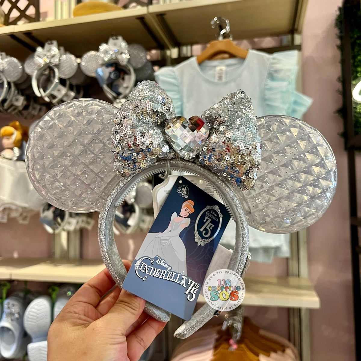 DLR/WDW - Cinderella 75th Anniversary - Ear Headband — USShoppingSOS