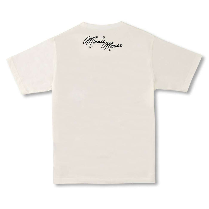 JDS - 2026 T-Shirt Collection x Minnie Mouse Sign Dot Style White Short Sleeve T-Shirt for Adults (Release Date: Jun 2, 2026)