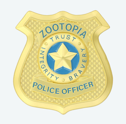 TDR - Zootopia World Undercover Mission Collection x Judy Hopps Police Badge Shaped Brooch (Release Date: Nov 26, 2025)