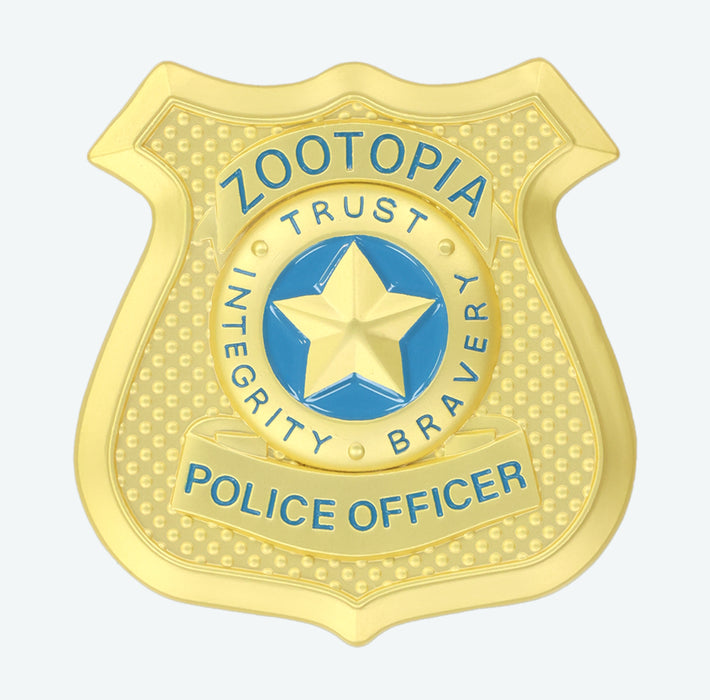 TDR - Zootopia World Undercover Mission Collection x Judy Hopps Police Badge Shaped Brooch (Release Date: Nov 26, 2025)