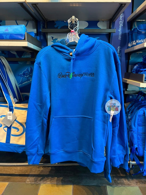 DLR/WDW - Logo Mania 2026 Last Day of Trip Blues - Cobalt Blue Park Logo Hoodie Pullover (Adult)