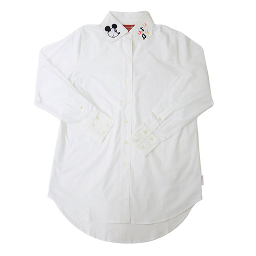 HKDL- Mickey Mouse Embroidered Collar Shirt for Women
