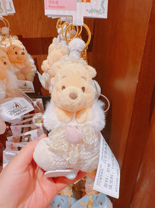 SHDL - 2025 Winnie the Pooh & Friends Home Collection x Winnie the Pooh  ‘Christmas Stocking’ Plush Keychain