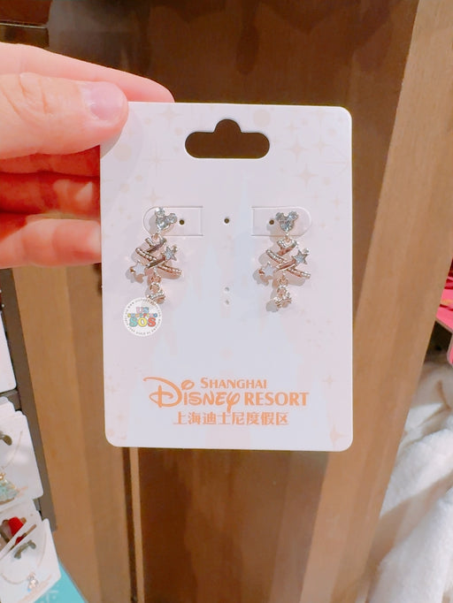 SHDL - 2025 Mickey & Friends Christmas Waltz Dance Collection x Mickey Mouse Christmas Tree Spiral Earrings Set