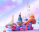 HKDL - Hong Kong Disneyland 20th Anniversary Parade Float Figure Box Set x Frozen
