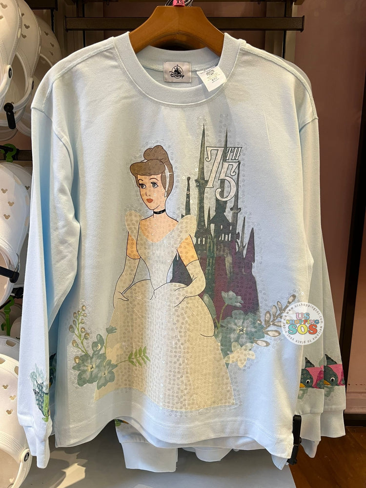 DLR/WDW - Cinderella 75th Anniversary - Light Blue Sequin Pullover (Adult)