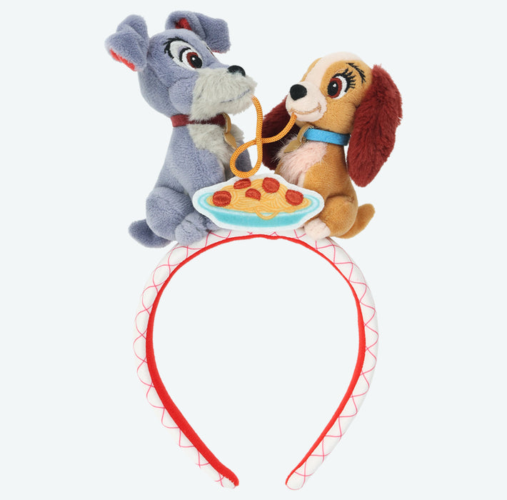 TDR - 2025 Lady & the Tramp Retro & Classic" Collection x Lady and the Tramp Sharing "Spaghetti & Meatballs" Headband (Release Date: Dec 26, 2025)