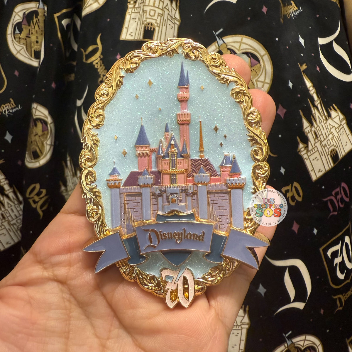 DLR - Disneyland 70th Castle - Magnet — USShoppingSOS