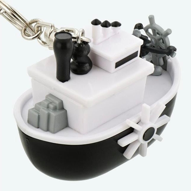 TDR - Food Miniature Mickey Steamboat Willie Popcorn Bucket Keychain